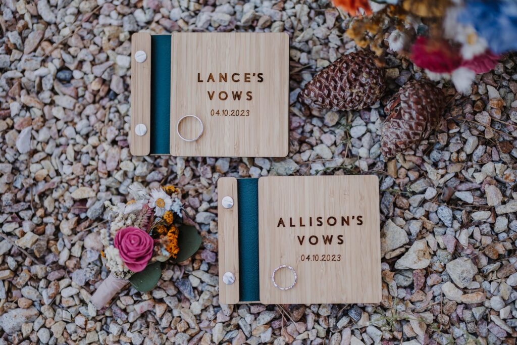Details of a Joshua Tree elopement.