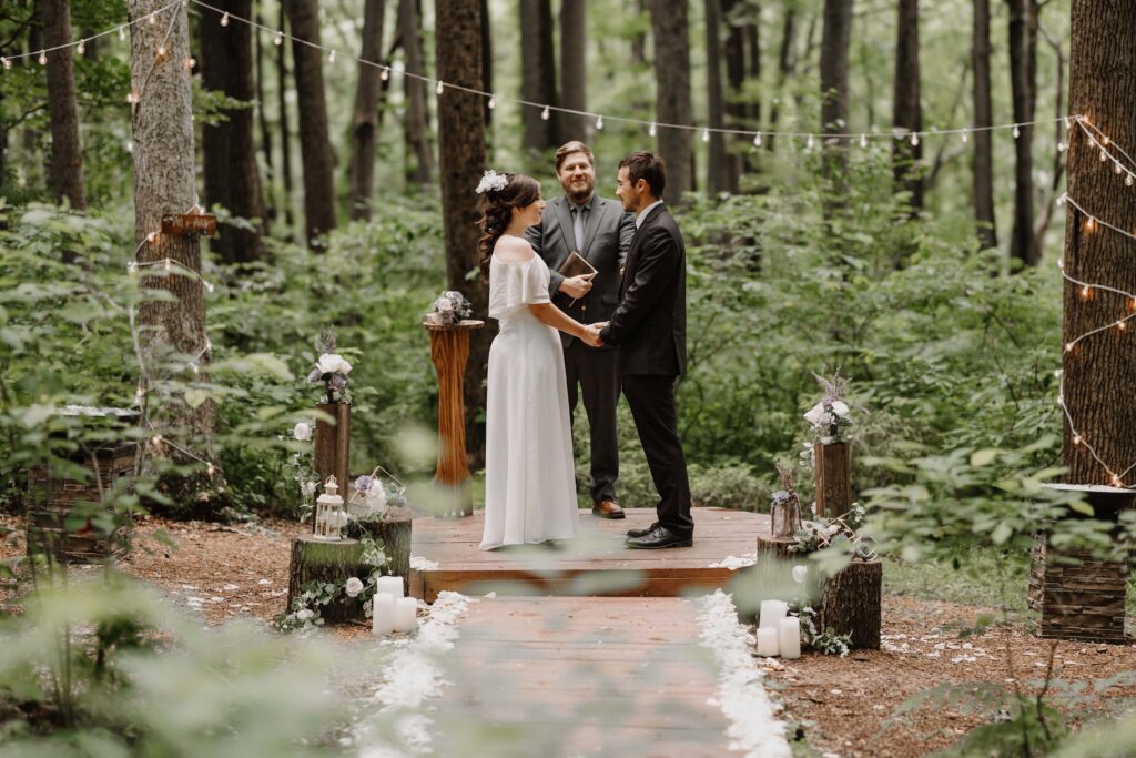 A simple forest elopement.