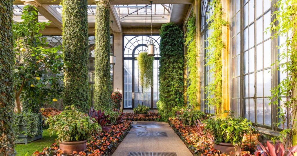 Longwood Gardens interior is a perfect setting for your Pennsylvania Elopement.