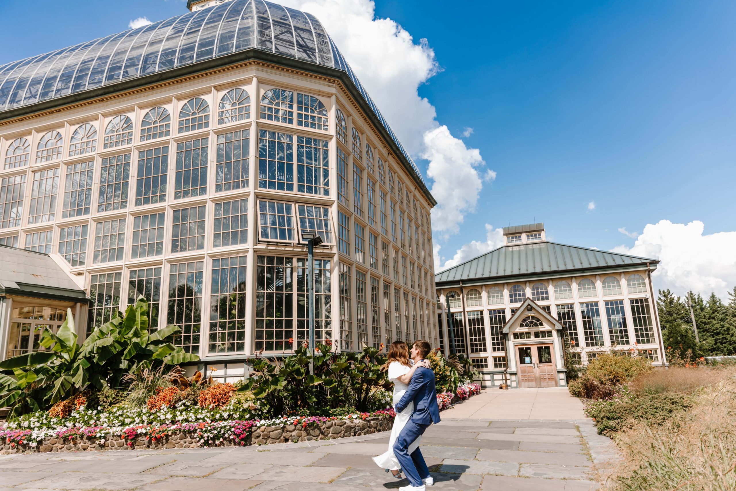 Maryland Micro-wedding: a Rawlings Conservatory micro-wedding.