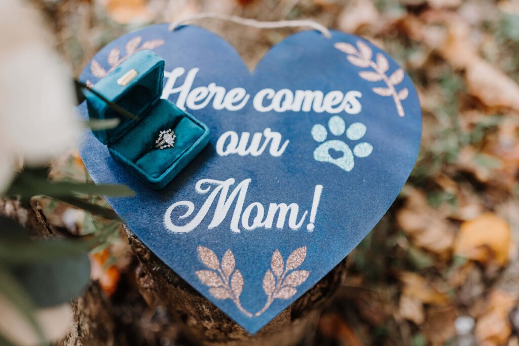 pet signage ideas for weddings