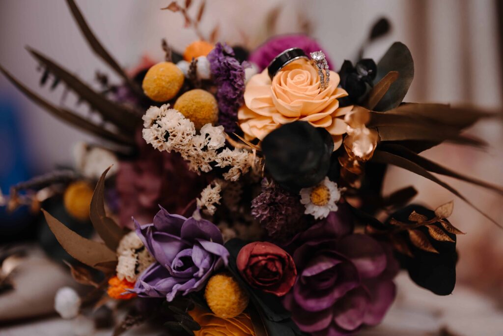 A bright and beautiful bouquet highlighting nature's colorful palette.