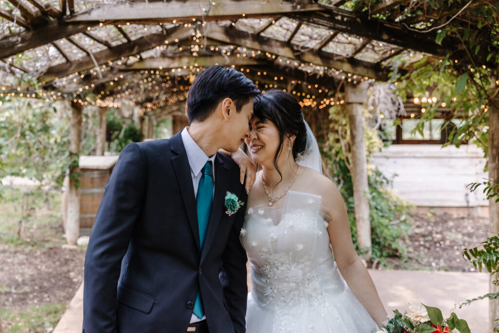 One of our gorgeous EZ Elopements couples at their Texas luxury modern wedding venue.