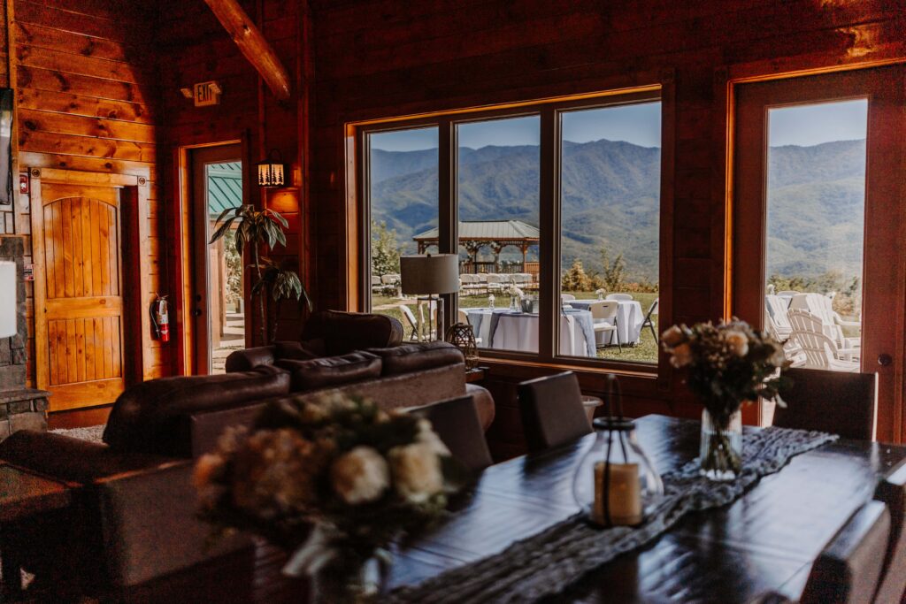 View from the interior of the TN Mountain AirBnB