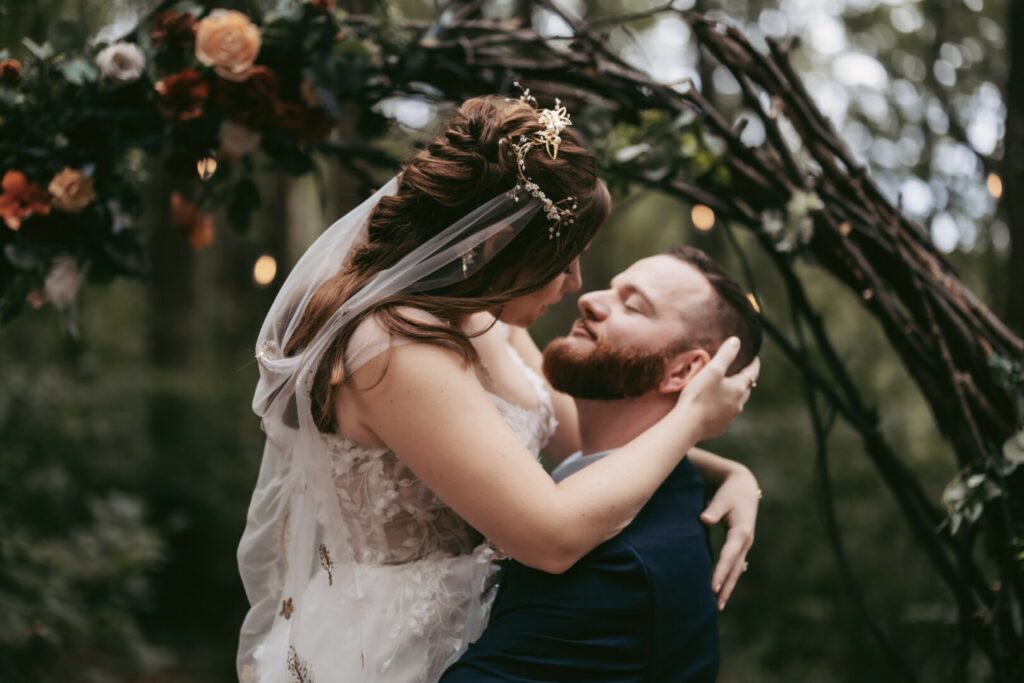 personalized forest elopement experience for adventurous couple