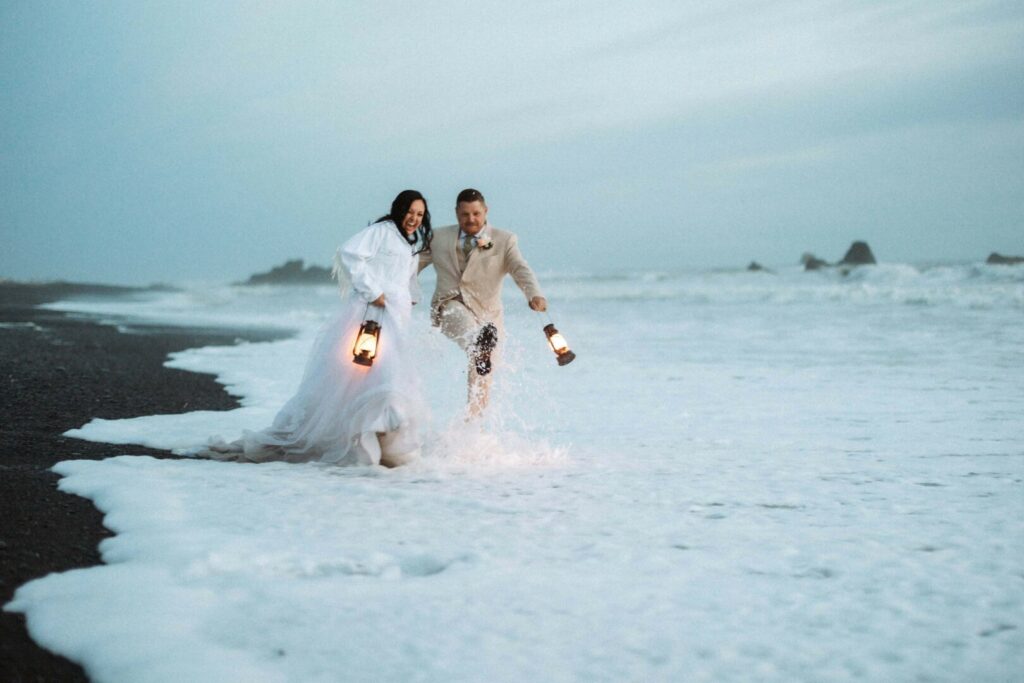 EZ Elopements intimate wedding experience for couple in scenic outdoor location